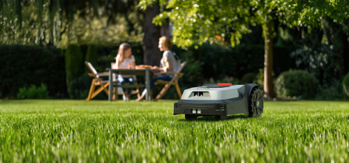 Illustration robot tondeuse